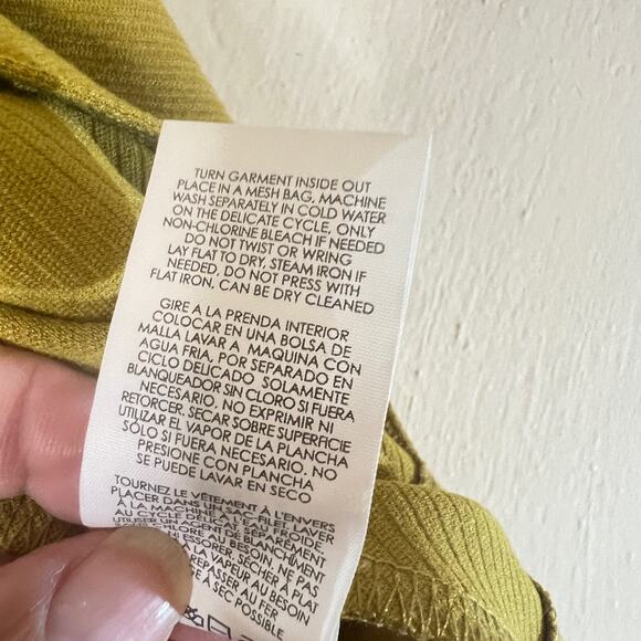 Cabi Touring Jacket #4117 Moss Gold Size Small Zip Front Pockets Textured - Picture 8 of 9